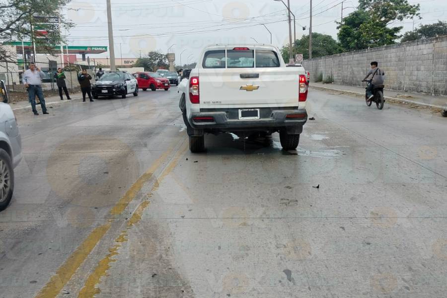 choque en Tampico hoy 