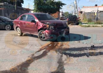 choque en zona centro de Victoria