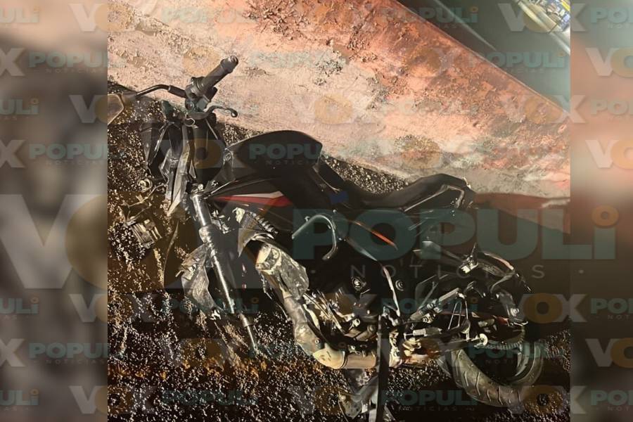 choque entre taxi y motocicleta en Altamira