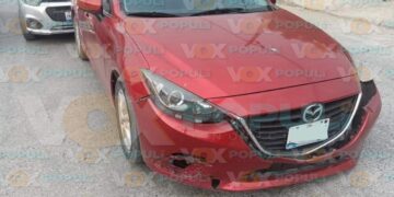 choque frente a secundaria en Victoria