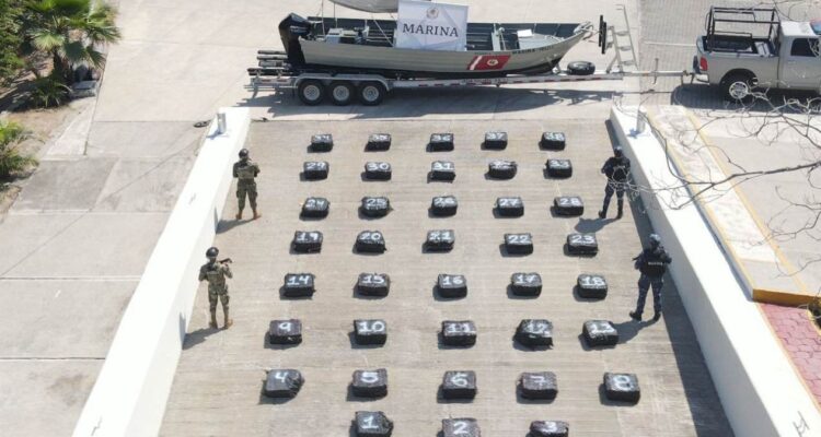 cocaína decomisada en Jalisco