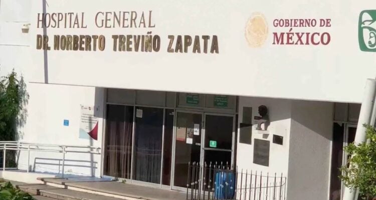 donación de comida en hospital de Victoria