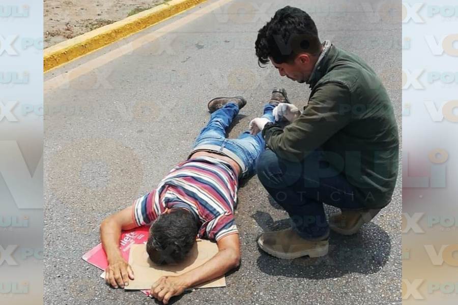 hombre atropellado en Altamira