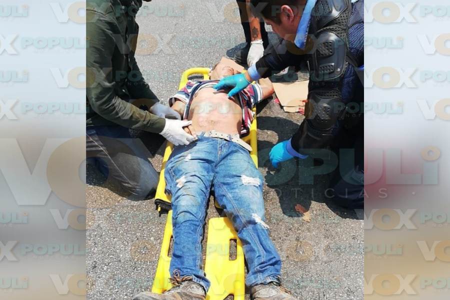 hombre atropellado en Altamira