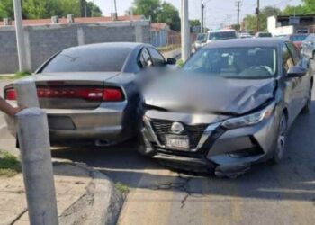 jovencita accidenta Nuevo Laredo