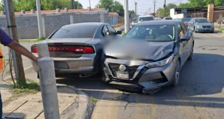 jovencita accidenta Nuevo Laredo