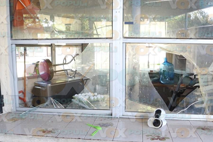 ladrón de escuela en Matamoros escapa