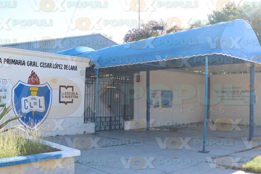 ladrón de escuela en Matamoros escapa