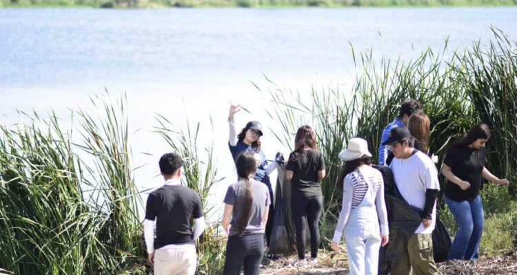 limpieza de El Laguito en Nuevo Laredo