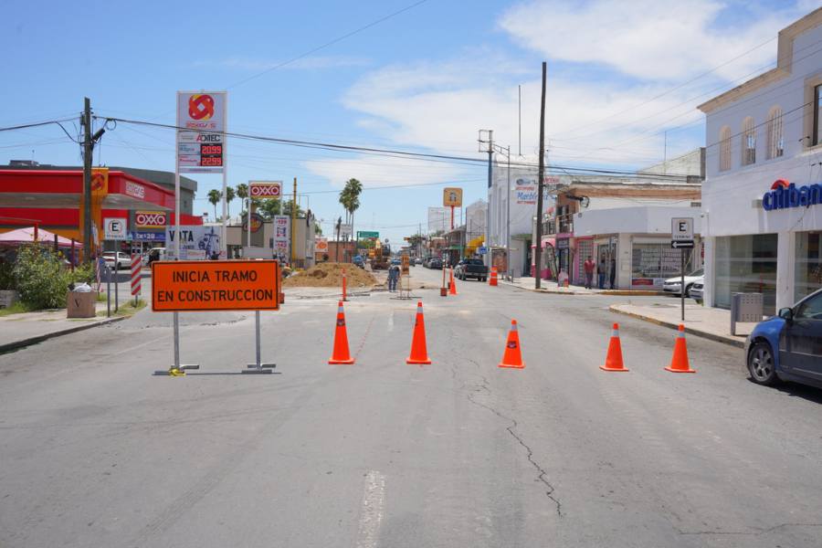 modernización Avenida Reforma Nuevo Laredo