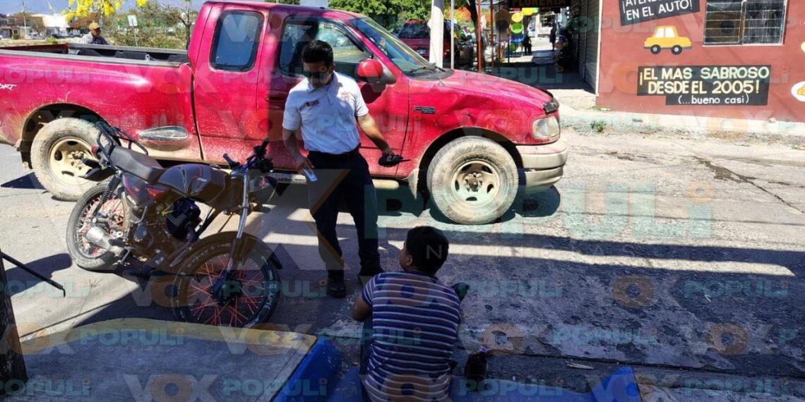 motociclista atropellado en Victoria