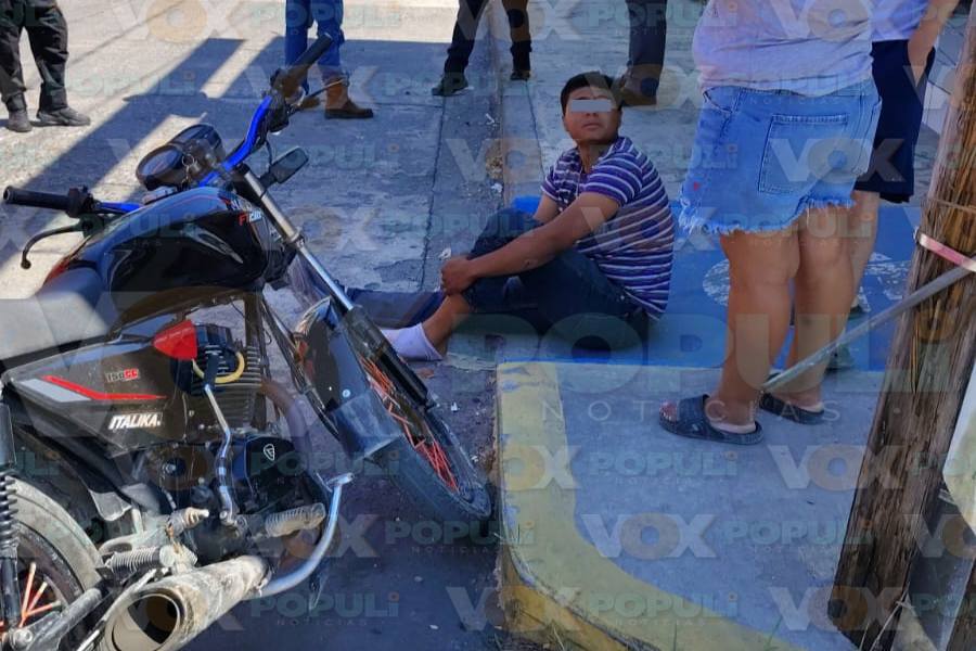 motociclista atropellado en Victoria