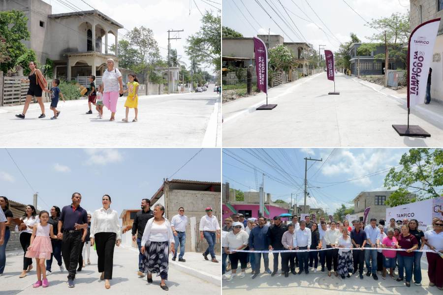 obras de pavimentación en Tampico