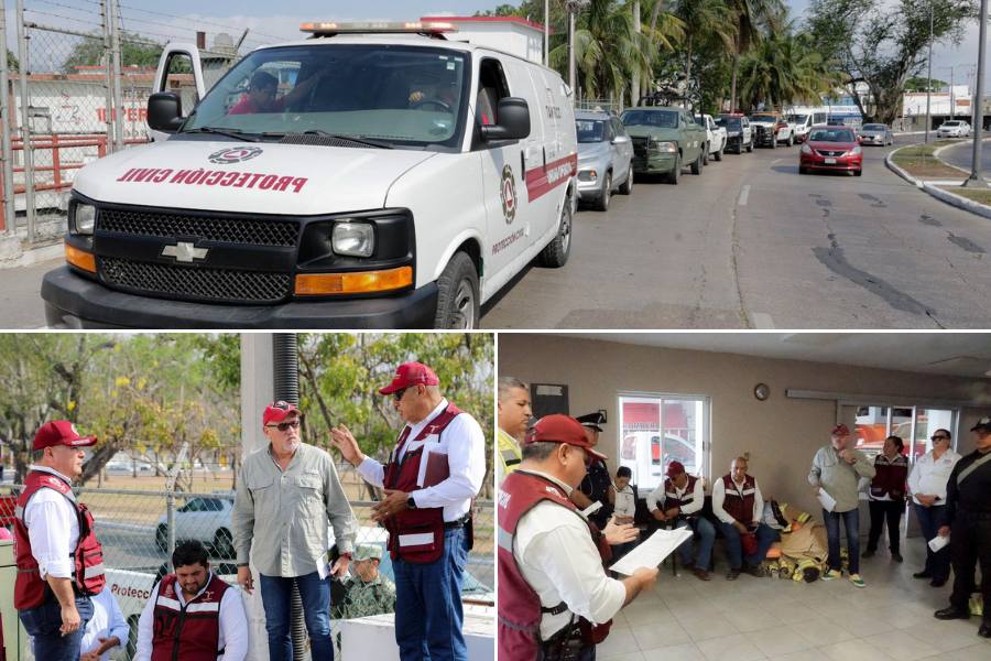 operativo por temporada de huracanes en Tampico