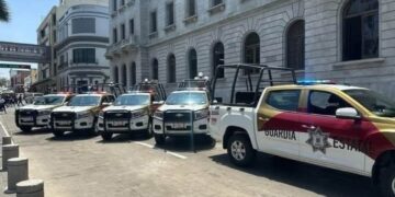 policías estatales en Tampico