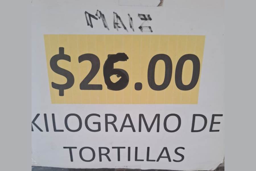precio de la tortilla en Ciudad Victoria
