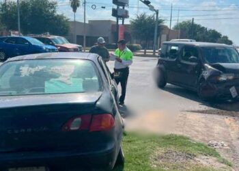 provoca accidente Nuevo Laredo