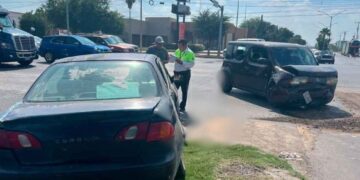 provoca accidente Nuevo Laredo