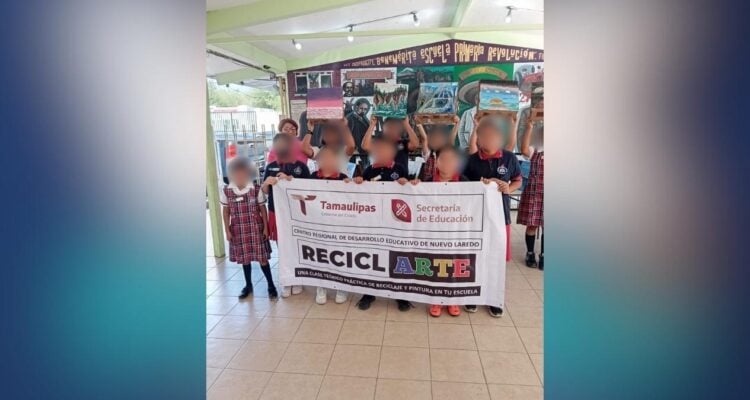 reciclaje artístico Nuevo Laredo