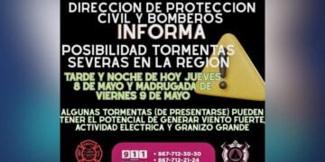 tormenta en Nuevo Laredo