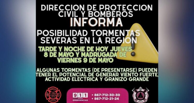 tormenta en Nuevo Laredo