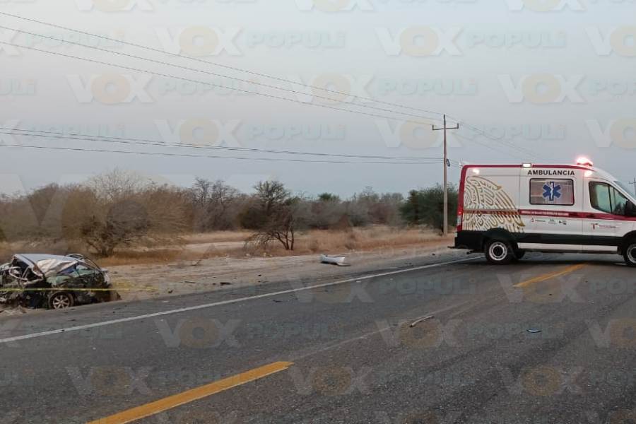 trágico choque en carretera gonzález