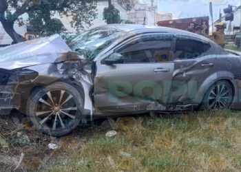 tren arrolla vehículo en Altamira