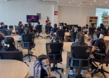 visita escolar a Infoteca de Nuevo Laredo