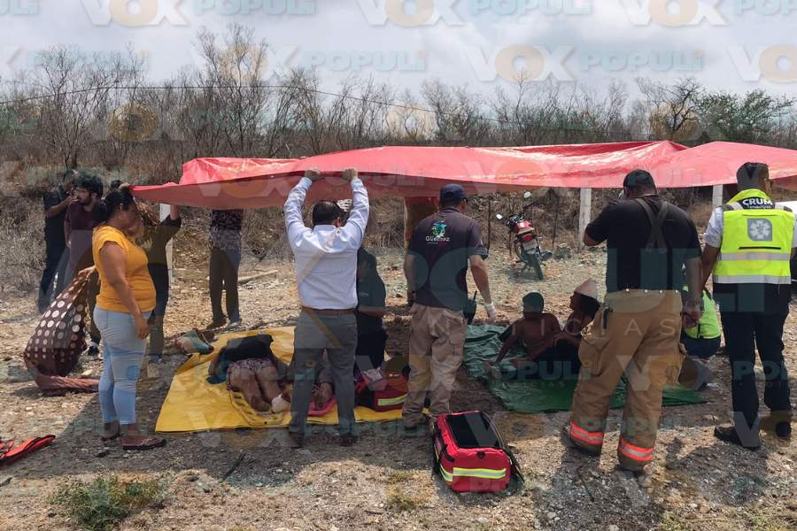 accidente vial de familia