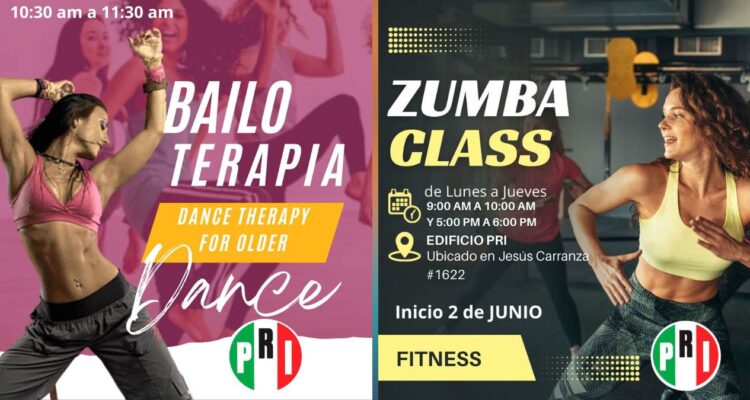 zumba y bailoterapia gratis en Nuevo Laredo