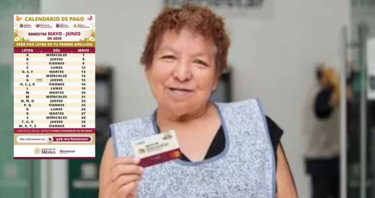 ¿A qué beneficiarios de la Pensión Bienestar les entregarán el pago del 12 al 16 de mayo?