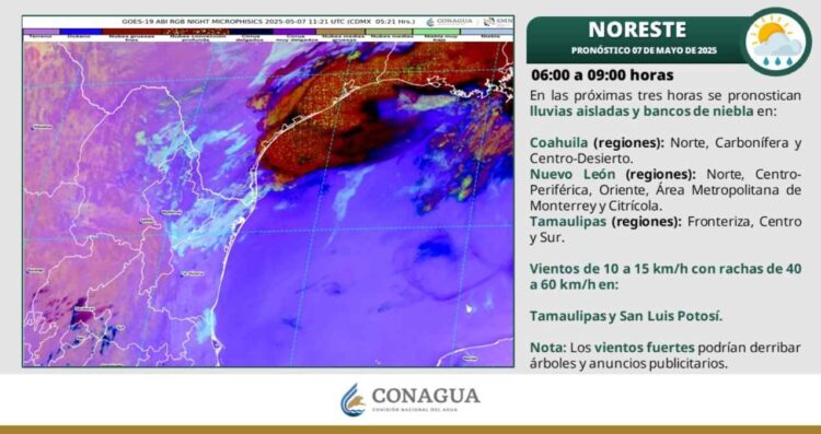 ¿Afectará el frente frío No. 42 o la onda de calor en Tamaulipas?