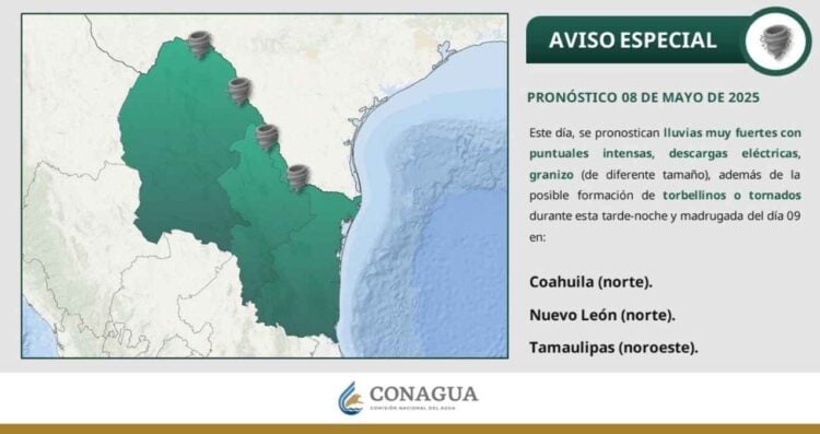 ¿Cómo afectará el evento de “Norte” y el frente frío No. 42 en Tamaulipas?