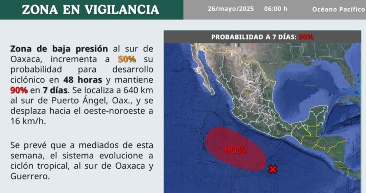 ¿Cuándo podría formarse el primer ciclón de la temporada y dónde impactará, según Conagua?