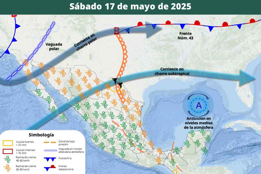 ¿Lluvias podrían llegar a Nuevo León este fin de semana?