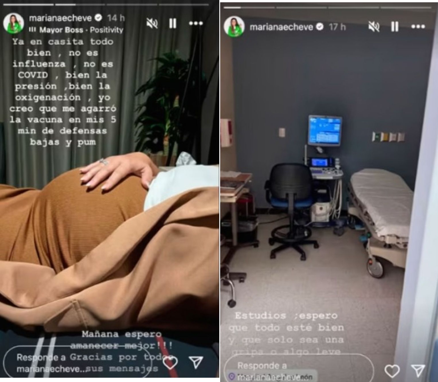 ¿Mariana Echeverría hospitalizada la conductora da detalles en sus redes sociales