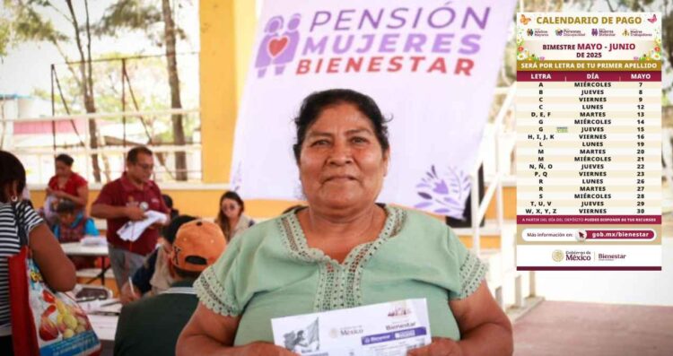 ¿Qué adultas mayores recibirán su pago de la Pensión Mujeres Bienestar este 7 de mayo?