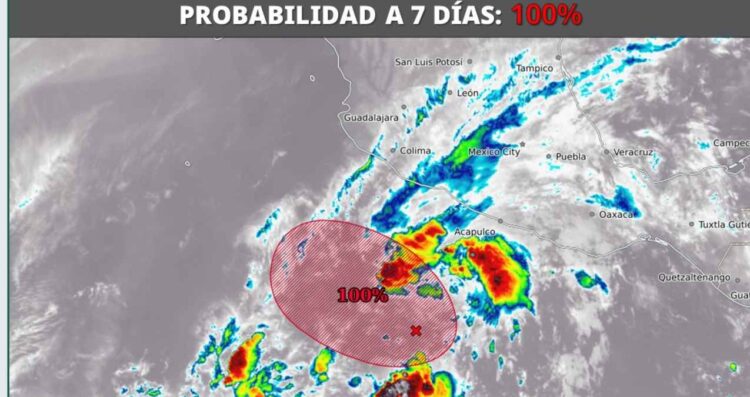 ¿Qué día ingresará a México la primera tormenta tropical? Así se aprecia
