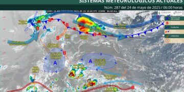 ¿Se esperan lluvias intensas y fuertes vientos este sábado en México?
