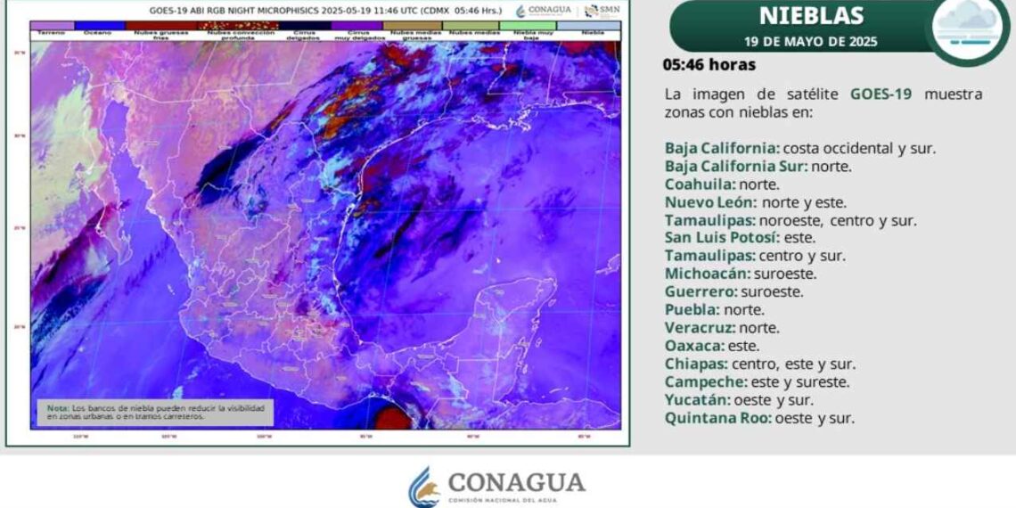 ¿Se prevé lluvias con posible caída de granizo en Tamaulipas para este lunes 19 de mayo?
