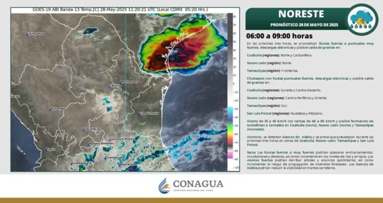 ¿Tamaulipas enfrentará vientos intensos y altas temperaturas, según el SMN?