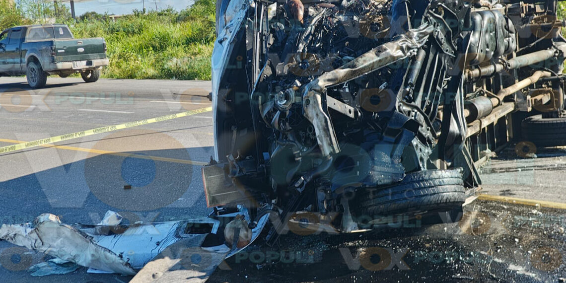 Accidente en la carretera Victoria-Monterrey deja un fallecido y un herido grave 