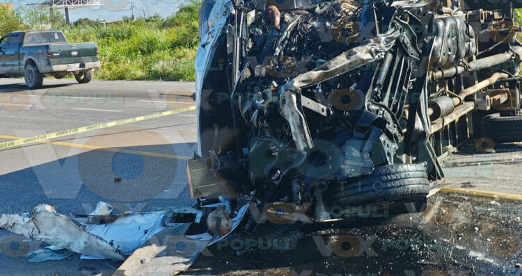 Accidente en la carretera Victoria-Monterrey deja un fallecido y un herido grave