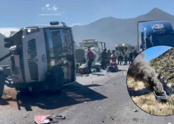 Accidente múltiple deja al menos 3 muertos y varios lesionados en Los Chorros en Coahuila