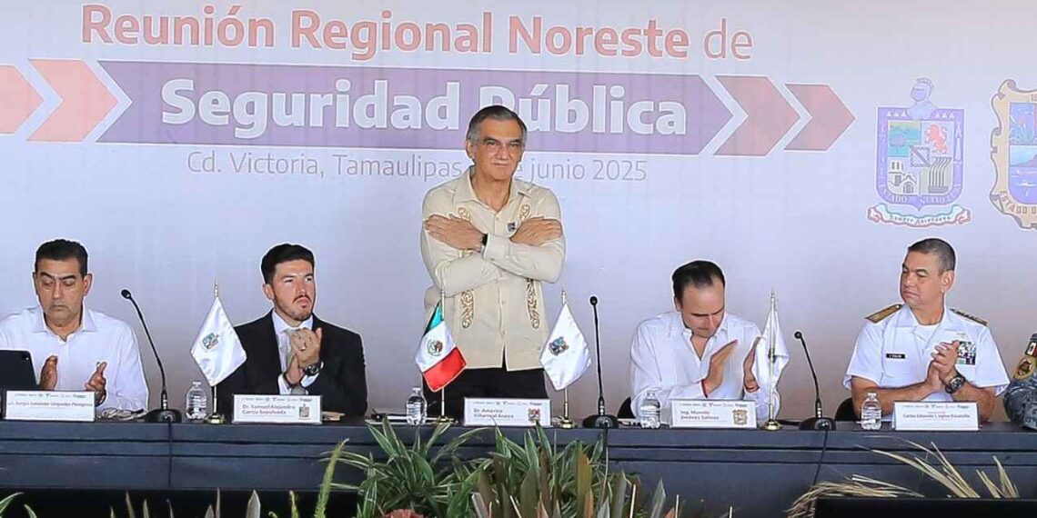 Acuerdan Tamaulipas, Nuevo León y Coahuila reforzar seguridad fronteriza e interestatal