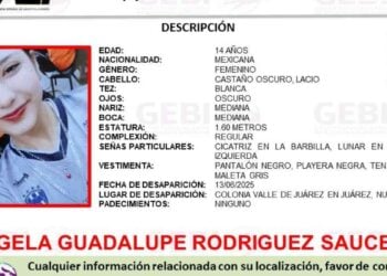 Adolescente desaparece en Juárez, Nuevo León