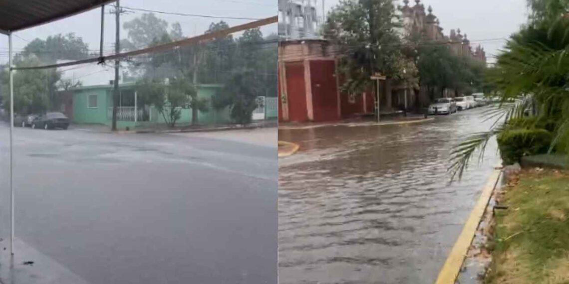 Amanece Ciudad Victoria, Tamaulipas, con fuertes lluvias este jueves