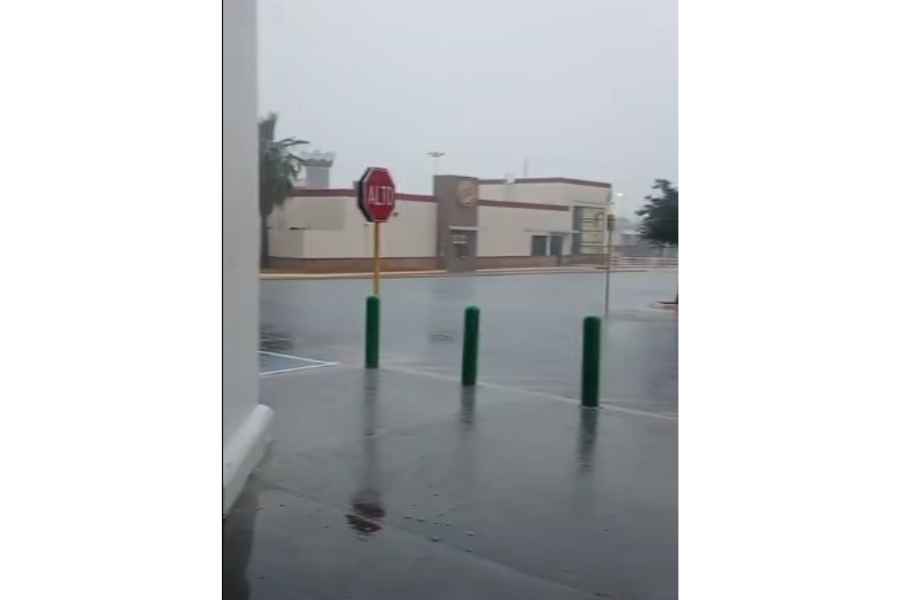 Amanece Ciudad Victoria, Tamaulipas, con fuertes lluvias este jueves