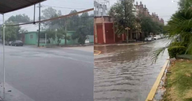 Amanece Ciudad Victoria, Tamaulipas, con fuertes lluvias este jueves