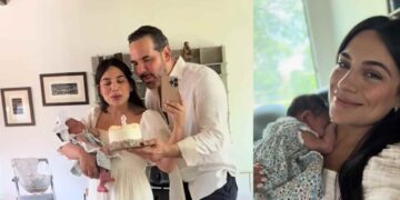 Ana Brenda celebra el primer mes de su hija Aria con tierna sesión en familia